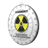 Warnung! Entscheidungs-tägliches Dartscheibe (Vorderseite rechts)