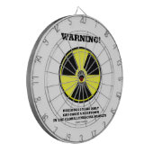 Warnung! Entscheidungs-tägliches Dartscheibe (Vorderseite Links)