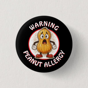 Warnung Erdnussallergie-Alarm Button