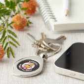 Warnung Erdnussallergie Alarm   Schlüsselanhänger (Seite)