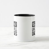 Warnung! Erzählen Sie gerne Vater-Witze Tasse (Zentrum)