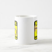 Warnung! Euphonium-Spieler Kaffeetasse (Mittel)