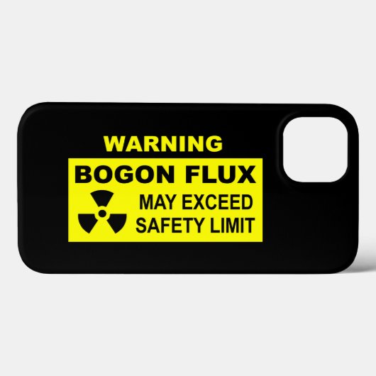 Warnung: Fall Bogon Flux Case-Mate iPhone Case-Mate iPhone Hülle (Rückseite (Horizontal))