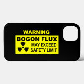 Warnung: Fall Bogon Flux Case-Mate iPhone Hülle (Rückseite (Horizontal))