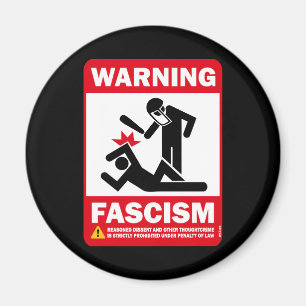 Warnung: Faschismus Magnet