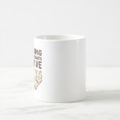 Warnung Frenchie Furzt Aktiv Kaffeetasse (Mittel)