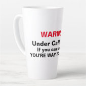 Warnung! Funny Coffee Tasse — (Linke Ecke)