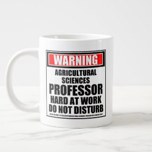 Warnung für Agrarwissenschaften Jumbo-Tasse