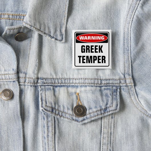 Warnung für griechischen Temper Button (Beispiel)