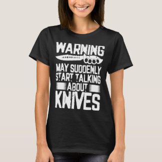 Warnung für Männer kann plötzlich anfangen, über T-Shirt
