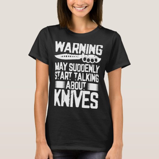 Warnung für Männer kann plötzlich anfangen, über T-Shirt (Vorderseite)