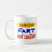 WARNUNG FURZ JETZT LADEN KAFFEETASSE (Links)