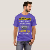 Warnung Gangsta-Rap Rapper Junge T-Shirt (Vorne ganz)
