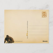 Warnung: Gehe zum Squatchin auf eigenes Risiko! Postkarte (Rückseite)