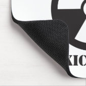 Warnung - giftiger Abfallstoff Mousepad (Ecke)