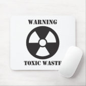 Warnung - giftiger Abfallstoff Mousepad (Mit Mouse)