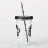 Warnung giftiger Sarcasm-Funny-Zitat Acryltrinkbecher (Links)