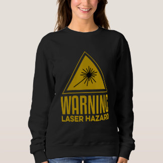 Warnung Grafik Lasertag Spieler Lasertag Phaser La Sweatshirt