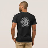 Warnung - große Gegenstände unter Kilt T-Shirt (Schwarz voll)