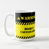 Warnung hoch koffeiniert kaffeetasse (Links)