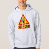Warnung Hoodie (Vorderseite)