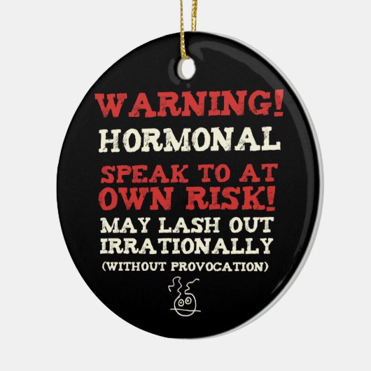 Warnung! Hormonal Keramikornament (Links)