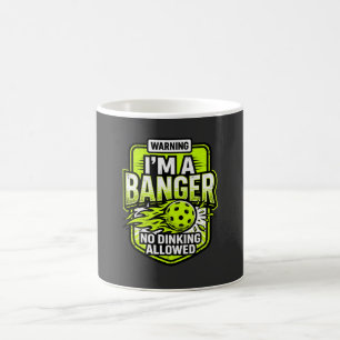 Warnung, ich bin ein Knaller Lustiger Pickleball-B Kaffeetasse