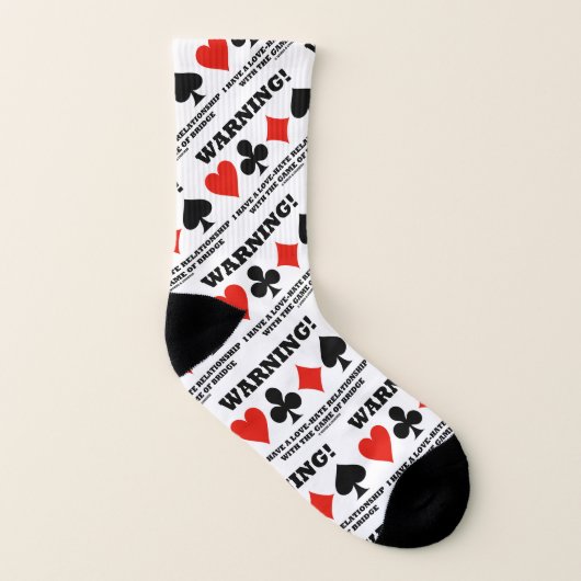 Warnung! Ich habe eine Liebe-Hass-Relationship-Bri Socken (Rechts - Außen)
