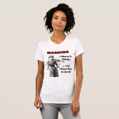 Warnung: Ich habe eine Violine und ich kann sie T-Shirt (Vorne ganz)