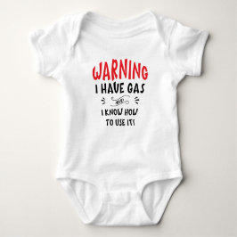Warnung, ich habe Gas... Funny Baby Baby Strampler