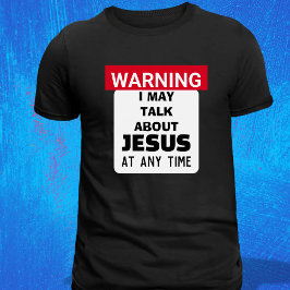 Warnung Ich kann über Jesus Funny Pastor reden T-Shirt