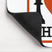 Warnung! Ich liebe Schach Mousepad (Ecke)