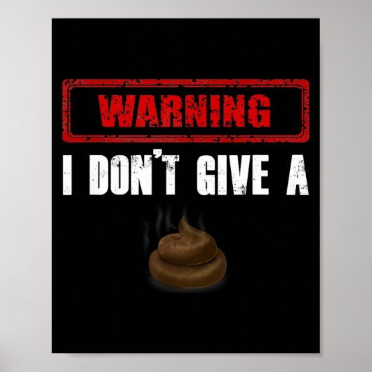Warnung, ich mache keine Witze Poster (Vorne)