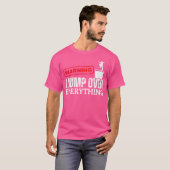 Warnung Ich Springe Über Alles Parkour T-Shirt (Vorne ganz)
