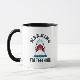 Warnung, ich zahne - Lustiges Baby Tasse