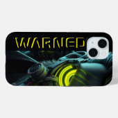 Warnung in Neon: Bold Trendy Phone Case/iPhone 15 Case-Mate iPhone Hülle (Rückseite (Horizontal))