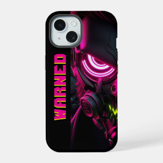 Warnung in Neon: Bold Trendy Phone Case/iPhone 15 iPhone 15 Hülle