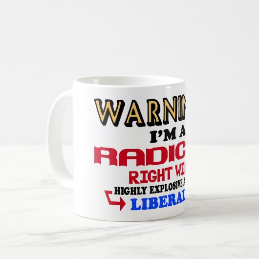 Warnung Kaffeetasse (Vorderseite Links)