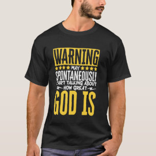 Warnung kann beginnen darüber zu reden, wie groß G T-Shirt