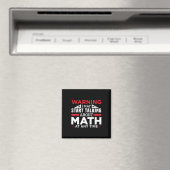 Warnung kann beginnen, mit Mathe Funny Mathe Lehre Magnet (In Situ (Geschirrspüler))