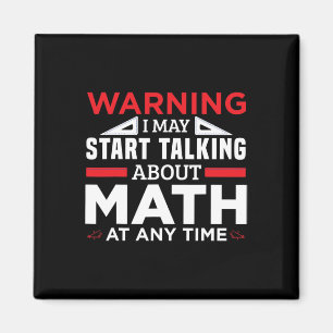 Warnung kann beginnen, mit Mathe Funny Mathe Lehre Magnet