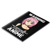 Warnung kann beginnen, über Animes zu sprechen Notizblock (Linke Seite)