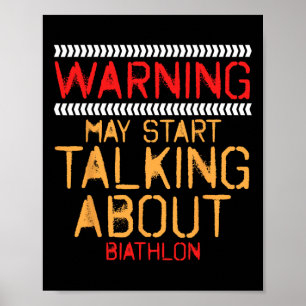 Warnung kann beginnen, über Biathlon Challenge zu  Poster