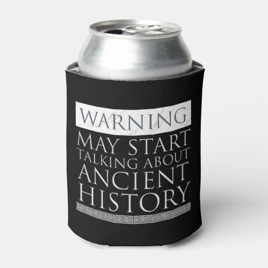 Warnung - Kann beginnen, über die Geschichte der A Dosenkühler (Kanne Vorderseite)