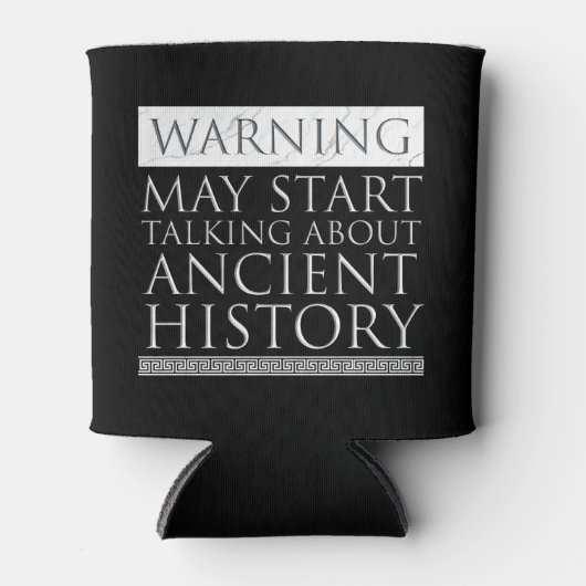 Warnung - Kann beginnen, über die Geschichte der A Dosenkühler (Vorderseite)