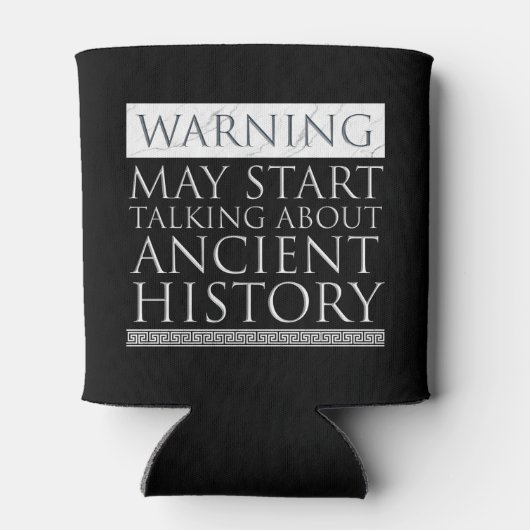 Warnung - Kann beginnen, über die Geschichte der A Dosenkühler (Rückseite)