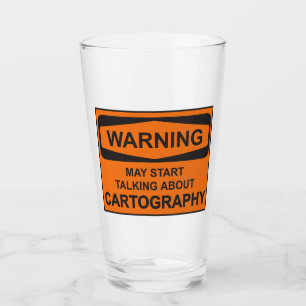 Warnung kann beginnen, über Kartographie zu sprech Glas