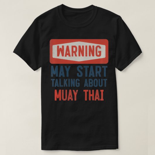 Warnung kann beginnen, über Muay Thai Pullover zu  (Design vorne)
