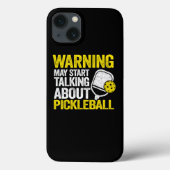 Warnung kann beginnen, über Pickleball Funny P zu  Case-Mate iPhone Hülle (Rückseite)