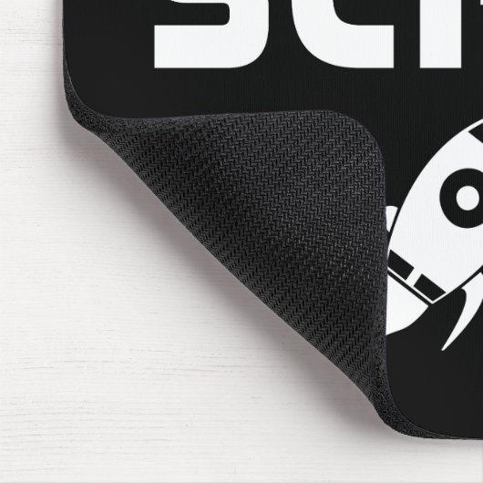 Warnung kann beginnen, über SciFi zu sprechen Mousepad (Ecke)